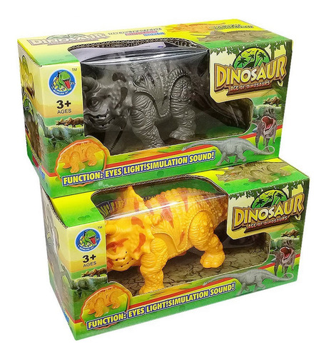 Dinosaurio Con Luz Sonido Y Movimiento 20 Cm Ploppy 361255