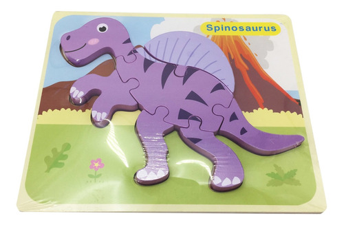 Puzzle Madera Dinosaurio