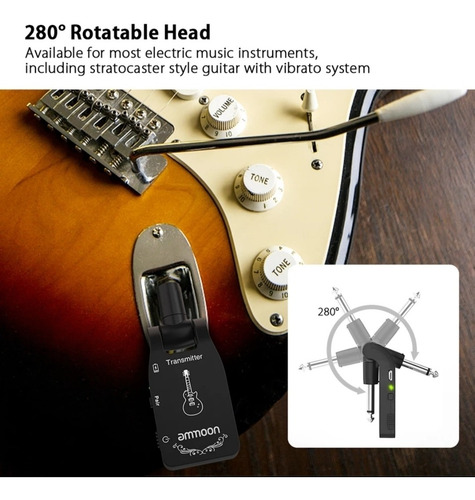 Sistema Inalámbrico Para Guitarra Electrica Y Bajo