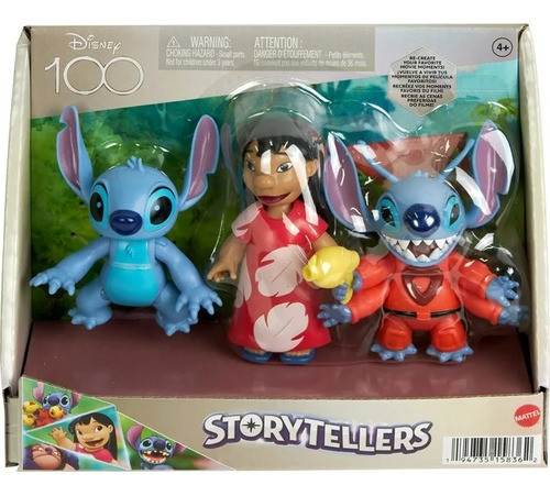 Lilo Y Stitch Pack X3 Figuras Mattel