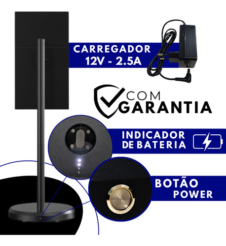 Smart Touch Screen Tv Com Tela 21 Polegadas Android Portátil