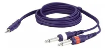Comprar Cable Audio 2 Plug 6,3mm A 1 Mini Plug 3.5mm 1,8 Mt Scorpion