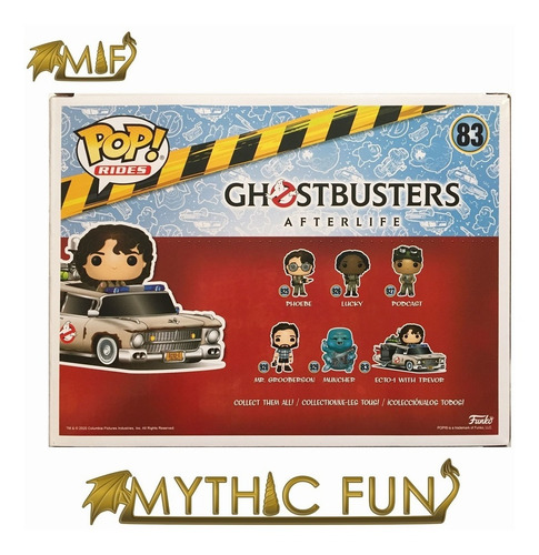 Funko Pop Ghostbusters - Ecto - 1 With Trevor 83 (Usado)