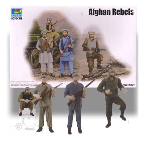 Trumpeter Figuras Reveldes Afganos 1/35 Supertoys
