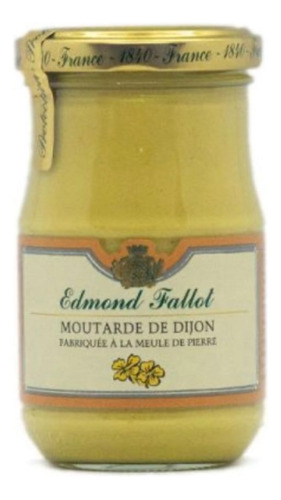Mostaza De Dijon Edmond Fallot 210 Gr. Origen Francia
