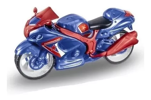 Moto Grande (30cm) Motinha Infantil Esportiva Avante Azul