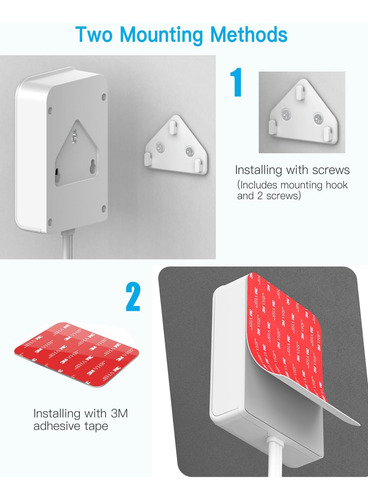 Extensor De Tomacorriente Plano Con 3 Enchufes De Pared Usb