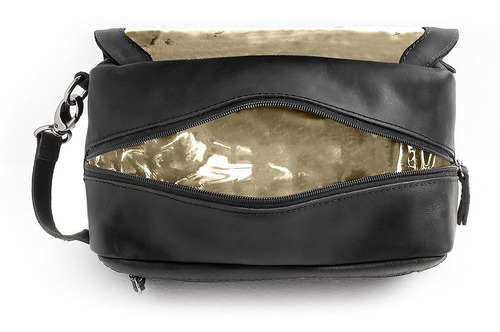 Imagem 3 de 8 de Bolsa De Mão Viagem Necessaire Couro Rústico Cardena Madera