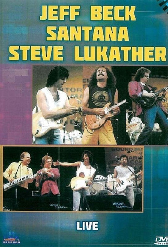 Dvd Jeff Beck Santana Steve Lukather Live