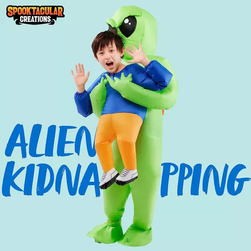 Disfraz de Alien Azul para infantil