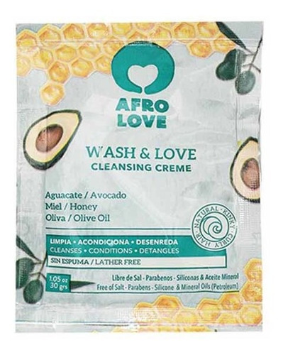 Sachet Afro Love Wash And Love 30g - G A $217