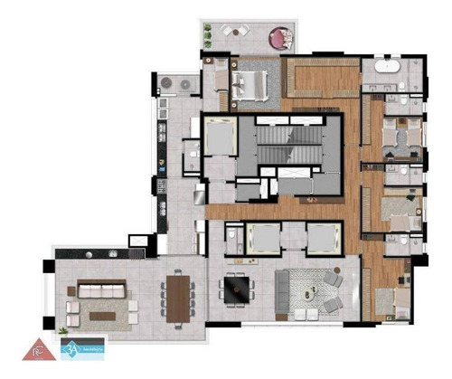 Imagem 7 de 30 de Apartamento Com 4 Dormitórios À Venda, 337 M² Por R$ 5.400.000,00 - Tatuapé - São Paulo/sp - Ap5644