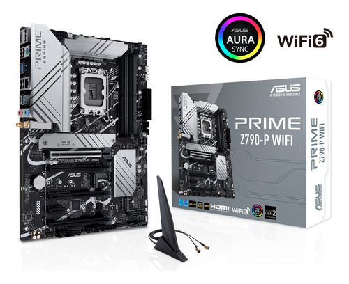 Placa Madre Asus Z790-p Atx Con Wifi 6 Pcie 5.0 Ddr5 14+1 St