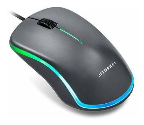 Mouse Gamer Óptico Con Cable Jitopkey  Usb 1000dpi Color