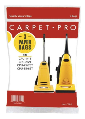 Alfombra Pro Upright Vacuum Cleaner Bags