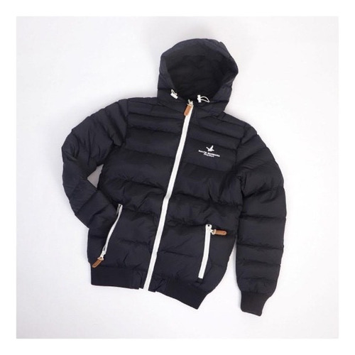 Campera Inflada Santa Barbara Nylon/micropolar C/negr