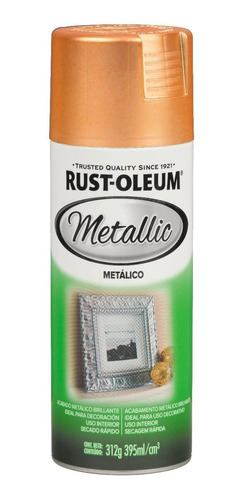 Imagen 1 de 6 de Aerosol Rust Oleum Metalic Efecto Metalizado 312gr - Imagen Pinturerias -