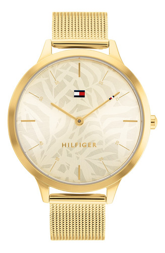 Reloj Tommy Hilfiger De Acero Inoxidable Para Mujer, Dorado