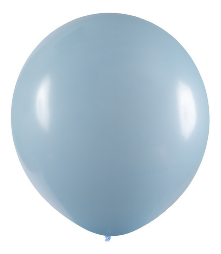50 Unidades - Pequeno Tamanho 5 - Balão - Bexiga Azul Claro