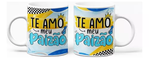 Caneca Presente Aniversario Flork Meme Azul E Rosa 325 Ml - Corre