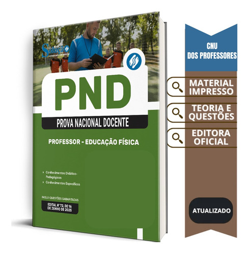 Apostila Pnd (cnu Professores) 2025 - Professor - Educação Física