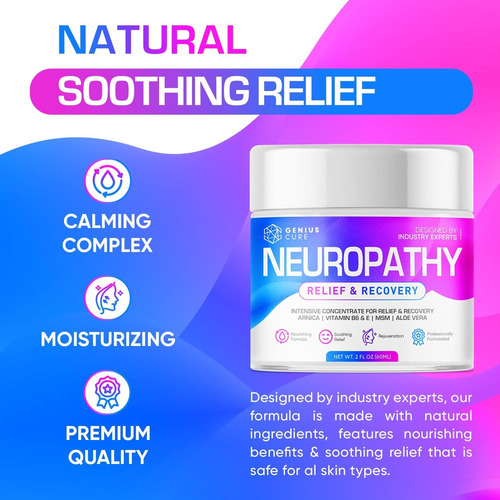 Neuropathy Nerve Pain Relief Cream - Maximum Strength Relief
