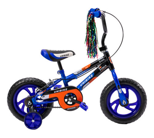 Bicicleta Para Niños Rodada 12 Azul Con Ruedas De 