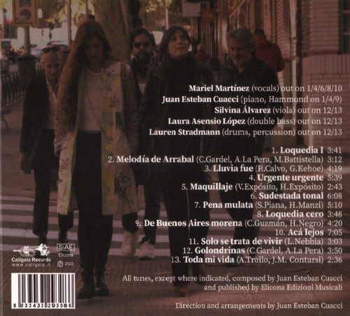 Imagen 2 de 2 de La Máquina Del Tango ( Cuacci / Martínez ) - Acá Lejos - Cd