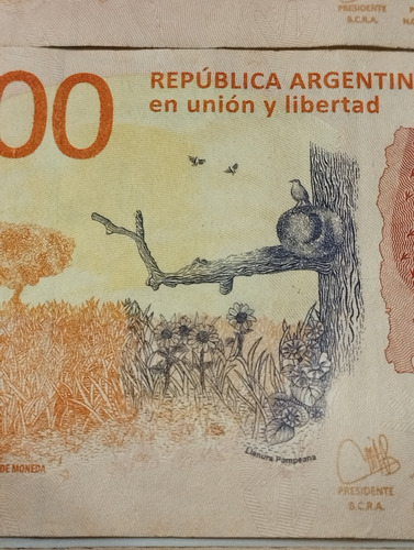 Billete De Mil Con Defectos De Impresion Serie Ca (Usado)