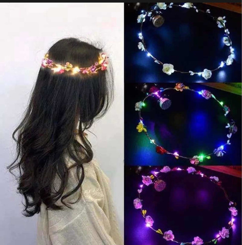 12 Coroas Tiaras De Led Para Festa Aniversário Decorações