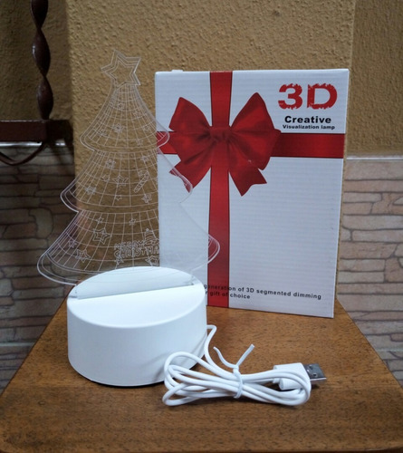 Lámpara Led 3d Arbolito