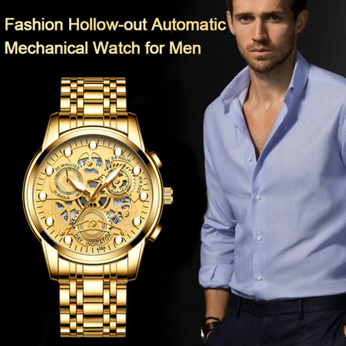 Relojes Para Hombre Relojes De Pulsera Automation Lujo De Al
