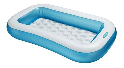 Imagen 7 de 9 de Piscina Con Pelotas Piso Inflable Intex 166 Cms + Inflador