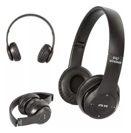 Auriculares Bluetooth P47 Inalámbricos 5.0 - Sonido Premium Negro