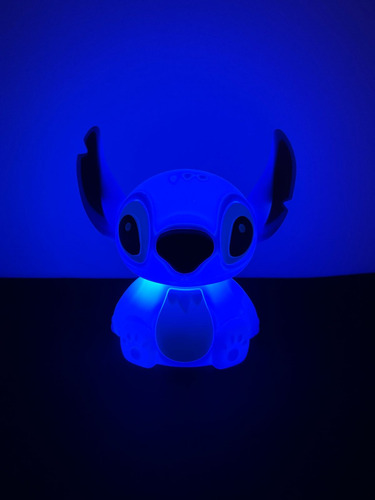 Lámpara Stitch Táctil Ideal Para Fans, Lectores Y Regalos Azul Claro Azul Claro
