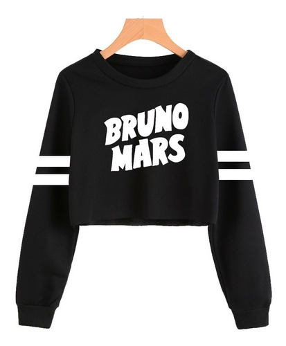 Sudadera Corta Bruno Mars +pulsera Y Sticker