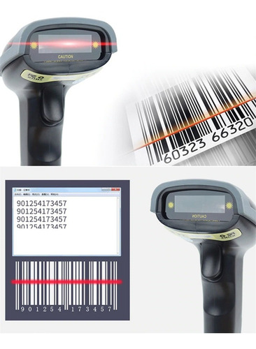 Lector Escáner De Código De Barras Inalámbrico 2.4g Pistola