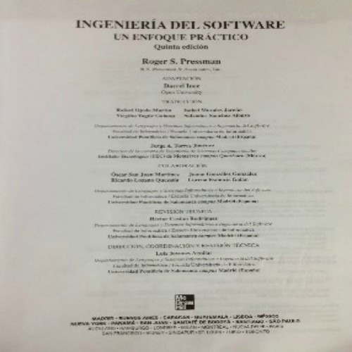 Libro Ingeniería Del Software Pressman