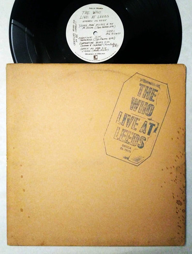 Vinilo The Who Live At Leeds Townshend Original Usa 1970