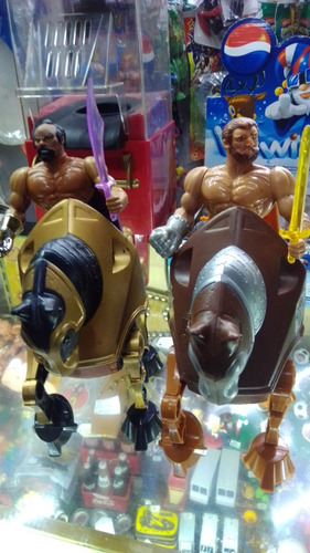Heman Figura Fisto Con Stridor Y Jitzu Con Night Stalker 80s (Usado)