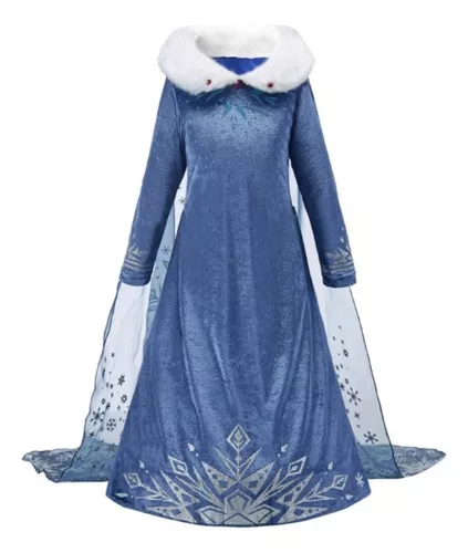 Vestido de Luxo Princesa Elsa - Frozen