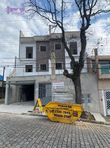 Imagem 6 de 17 de Cobertura Com 2 Dormitórios À Venda, 44 M² Por R$ 340.000,00 - Vila Helena - Santo André/sp - Co0540
