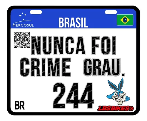 Placa Para Bike Do Grau De Alta Qulidade Em Aço