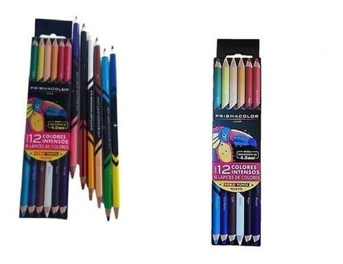 Creyones Prismacolor Twin 6 -12 Colores