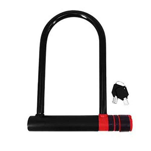 Cadeado U Lock Para Bike Aço/silicone Preto Atrio - Bi083