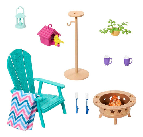 Muebles y accesorios Barbie Silla de patio trasero Hjv33 Mattel