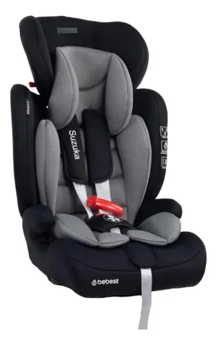 Silla Y Booster Para Auto 2 En 1 Bebesit Suzuka 36kg - Gris Silla Infantil Auto