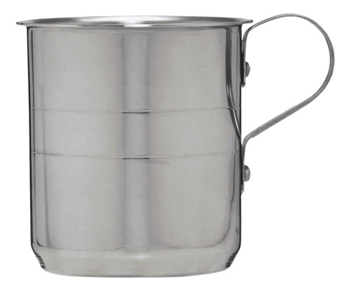 10 Caneca Em Aluminio  Polido (350 Ml)