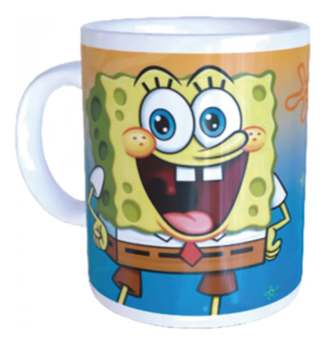 Taza De Ceramica De Bob Esponja De 10 Onzas