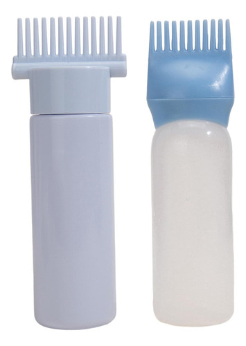 Botella De Tinte Para El Cabello Cepillo Aplicador Azul